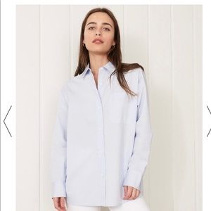 ISO Jenni Kayne blue Boyfriend Shirt XS